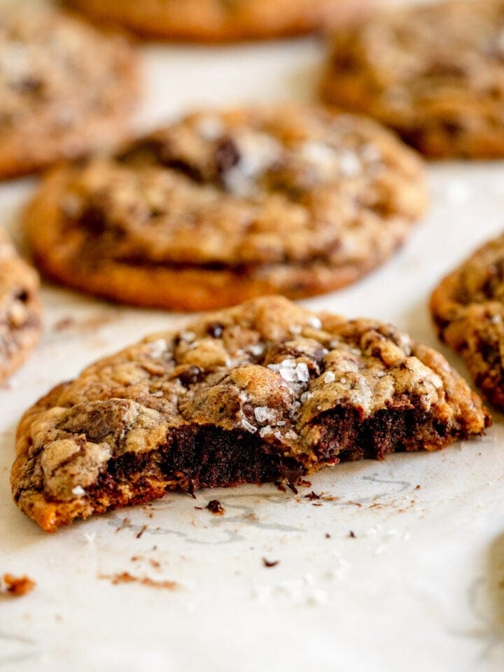 brownie chunk cookies