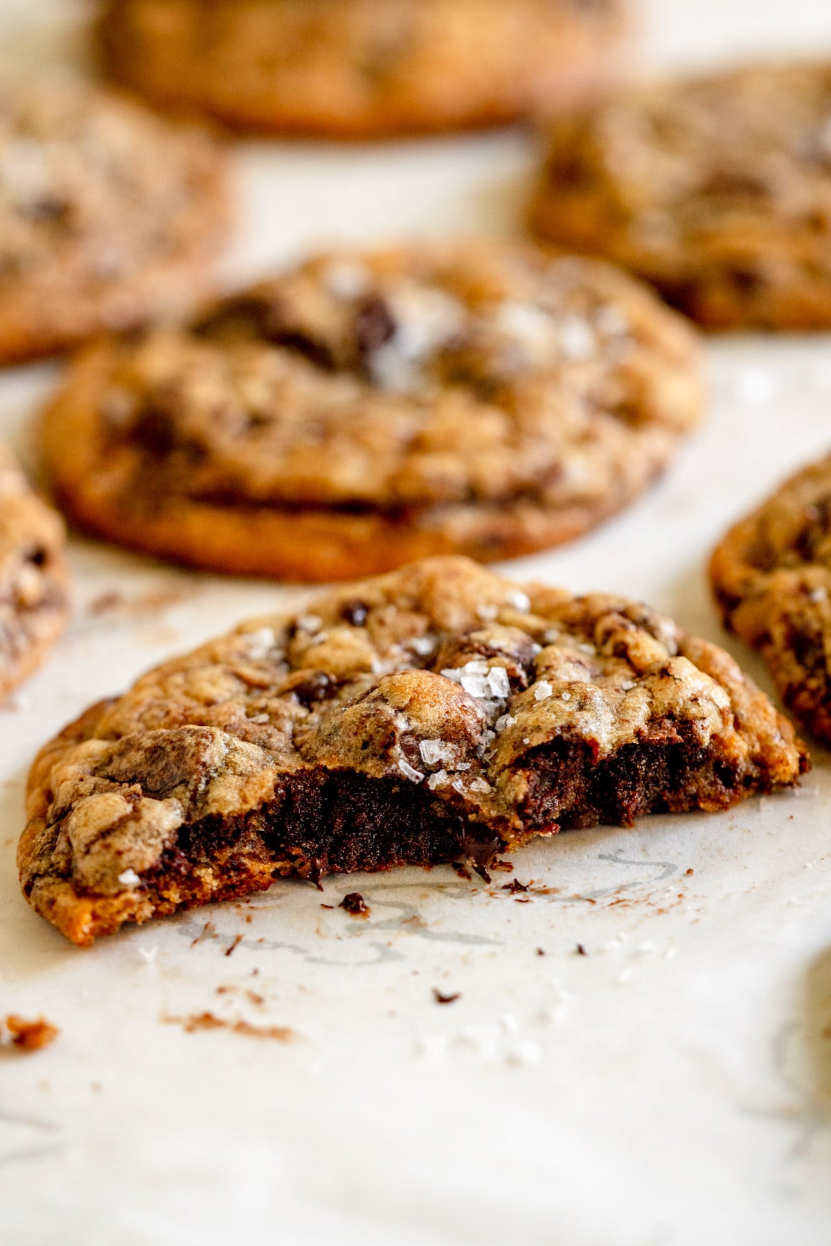 brownie chunk cookies
