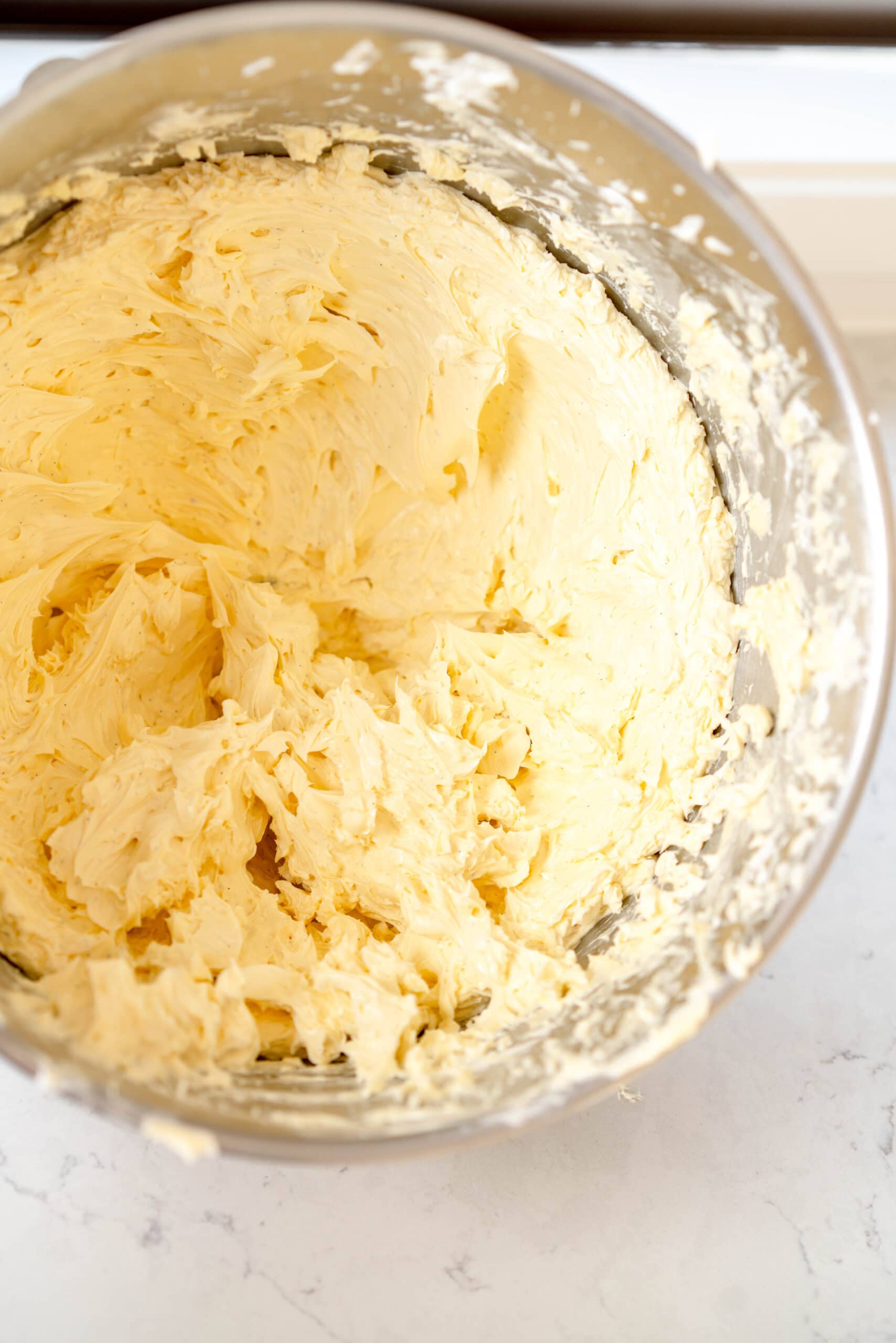 finished smooth buttercream