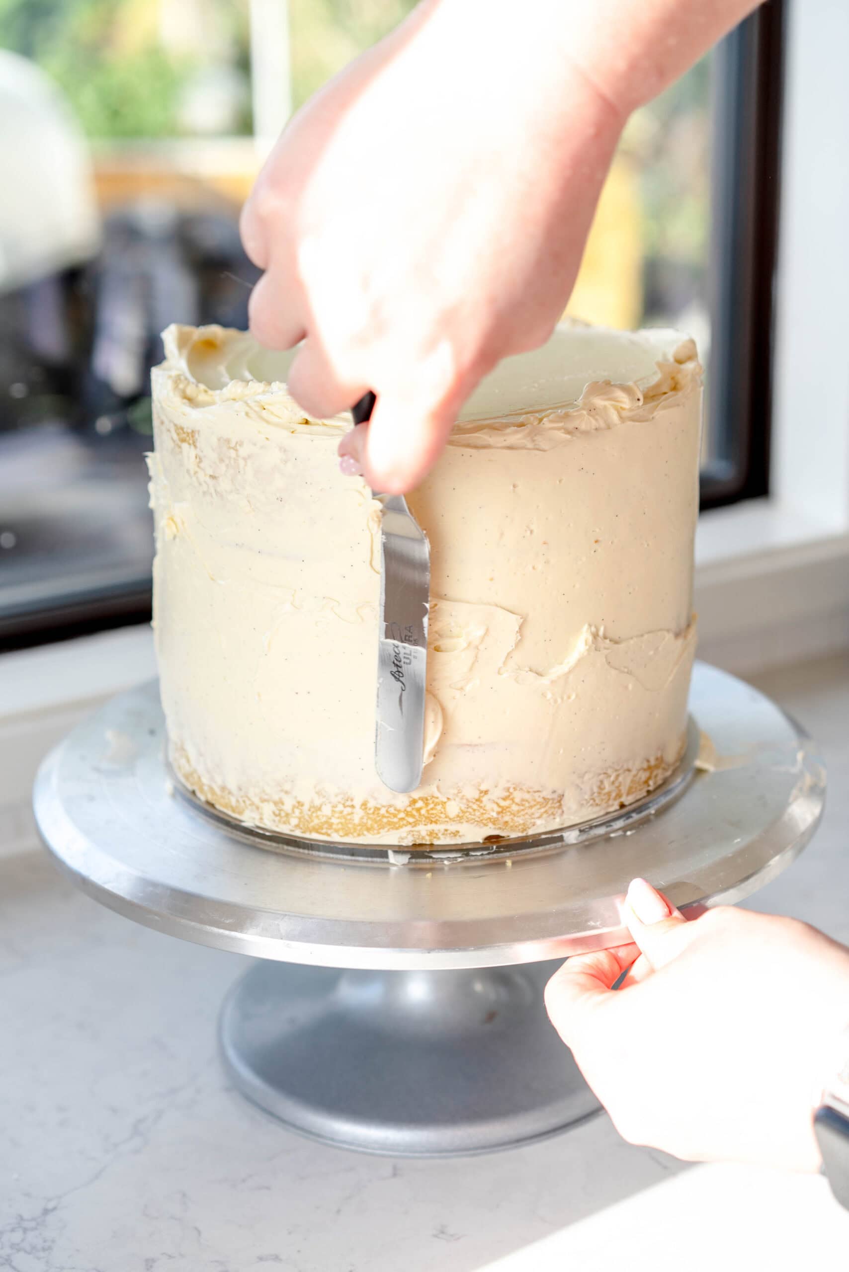 add crumb coat